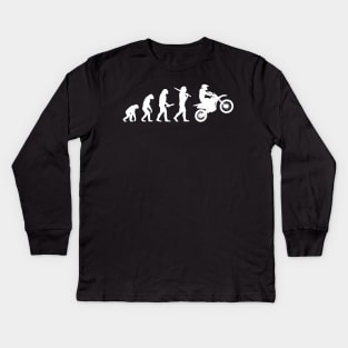 dirt bike Kids Long Sleeve T-Shirt